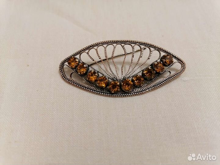 Брошь винтаж СССР яблонекс