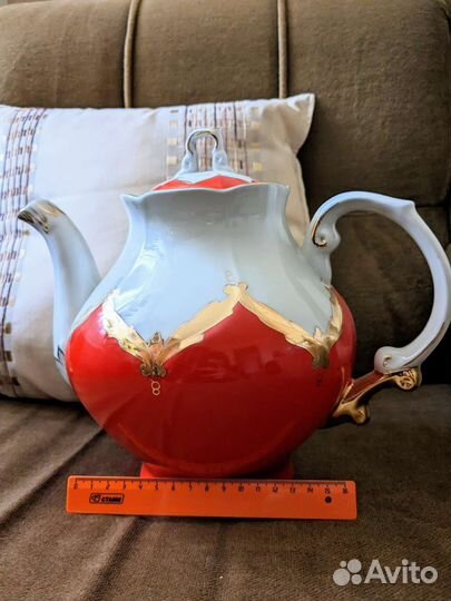 Чайник СССР позолоченный