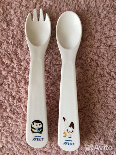 Набор столовых приборов(ложка и вилка) Avent