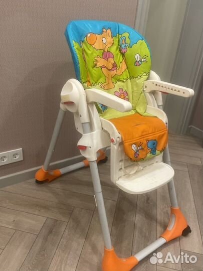 Стульчик для кормления chicco polly