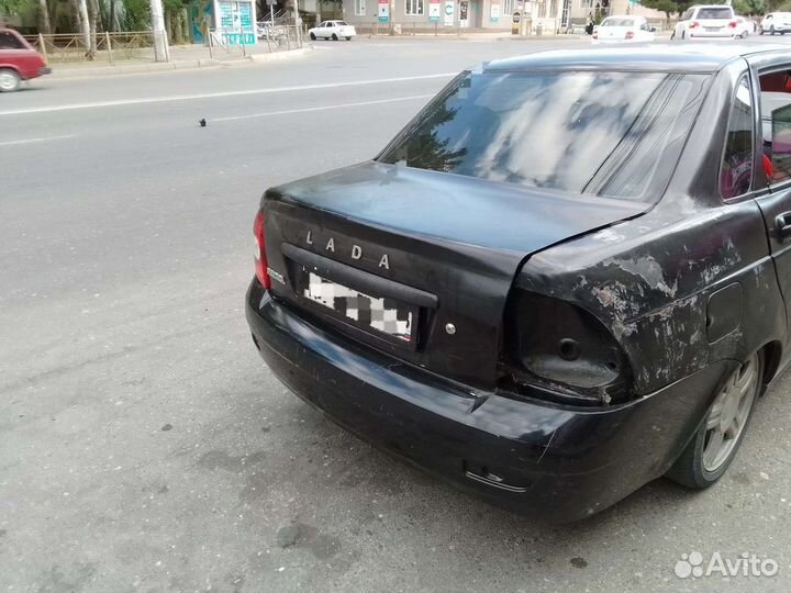 Задний бампер priora 1 седан