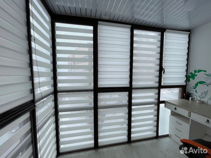 Рулонные шторы день ночь Знаменск