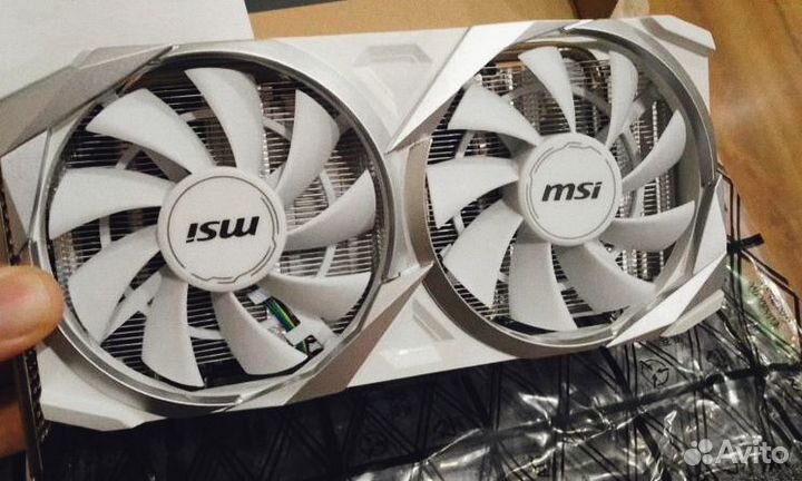 Видеокарта MSI Geforce RTX 3050 ventus 2X XS white
