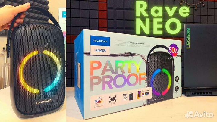 Новая беспроводная колонка Anker Rave Neo 50Вт
