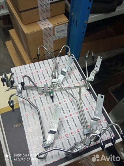 Трубки тнвд howo комплект 6шт евро-2 VG1560080278