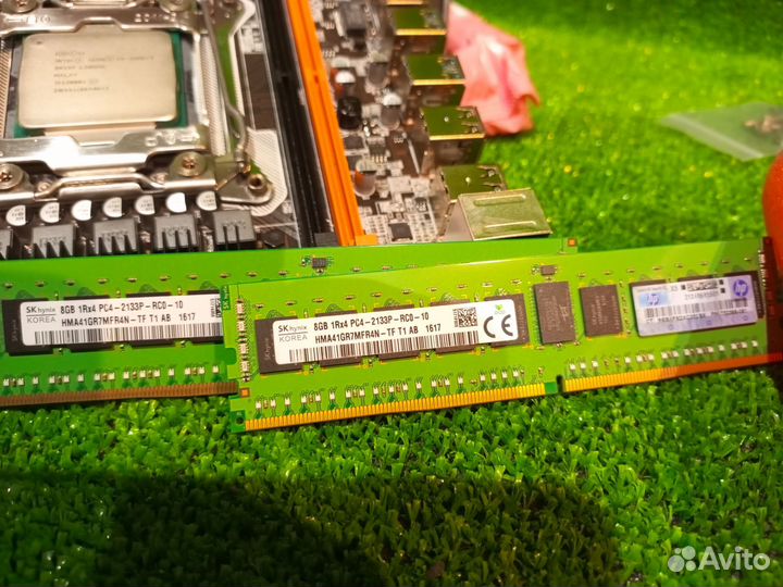 Комплект для сборки 12/24ядер x99/16gb ddr4