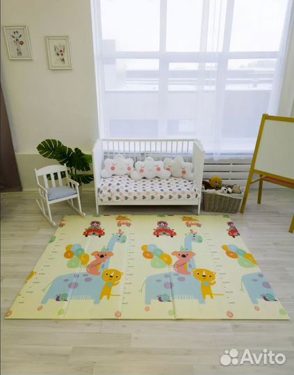 Складной детский коврик 180 200