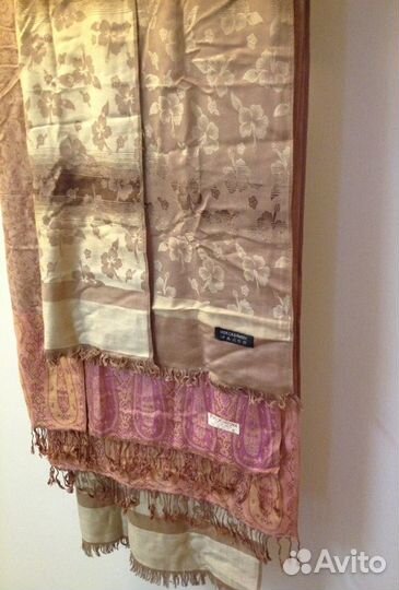 Палантины новые 180х70. Кашемир, Pashmina, Cashmer