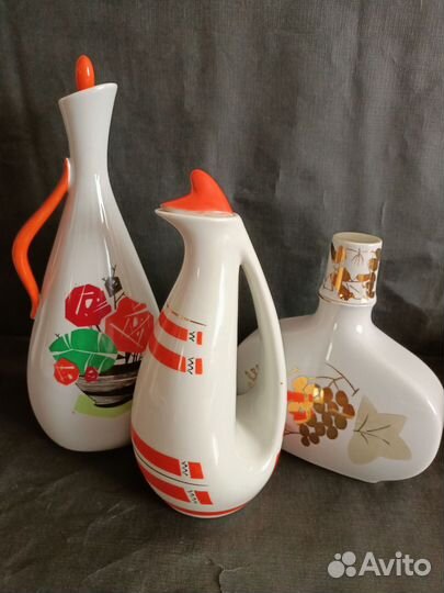 Кувшин, штоф, молочник, фарфор СССР