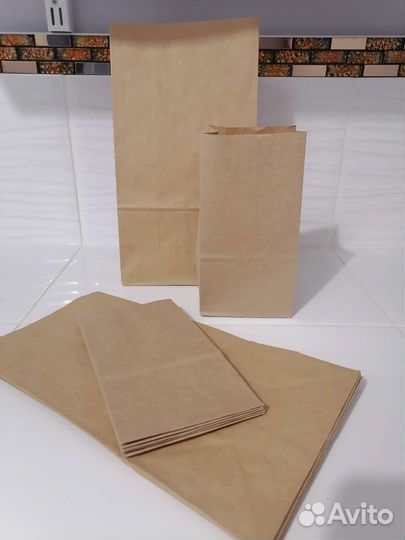 Пакеты бумажные крафт