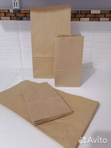 Пакеты бумажные крафт