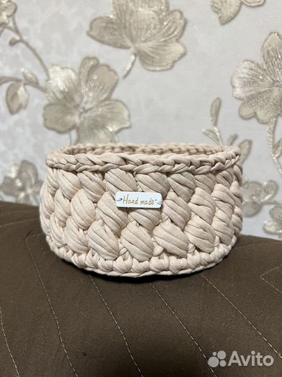 Букет в вязаных карзиночках