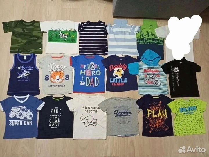 Шорты и футболки на мальчика