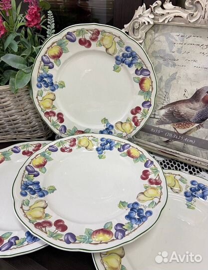 Винтажные тарелки Villeroy&Boch серия Melina