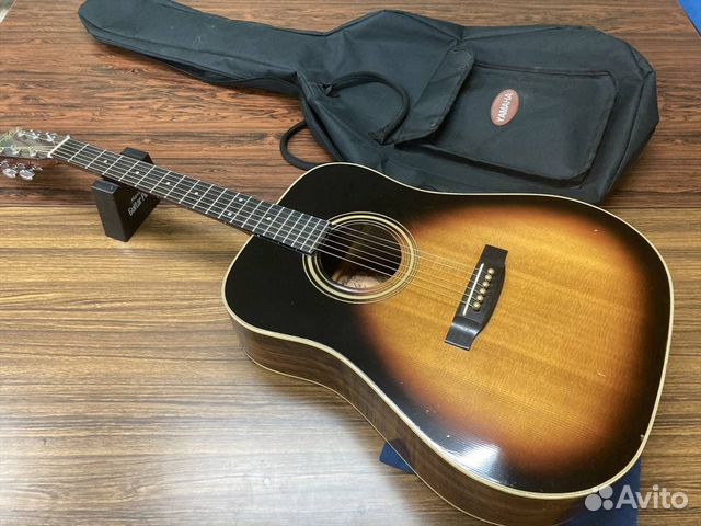 Акустическая гитара Yamaki Deluxe Folk, 1972 год