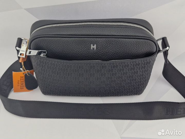 Сумка Hermes натуральная кожа lux