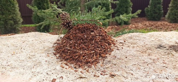 Кора-мульча сосны фаркции 0-1 см (мешки 50 литров)