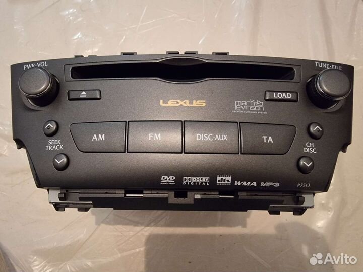 Lexus IS250 магнитола Mark Levinson левый руль