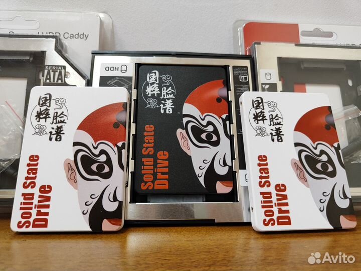 Комплект новый SSD + салазки дисковода