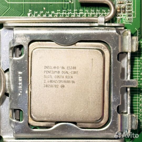 Комплект 775 сокет Pentium 2Gb