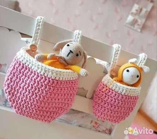 Подвесные корзины на кроватку