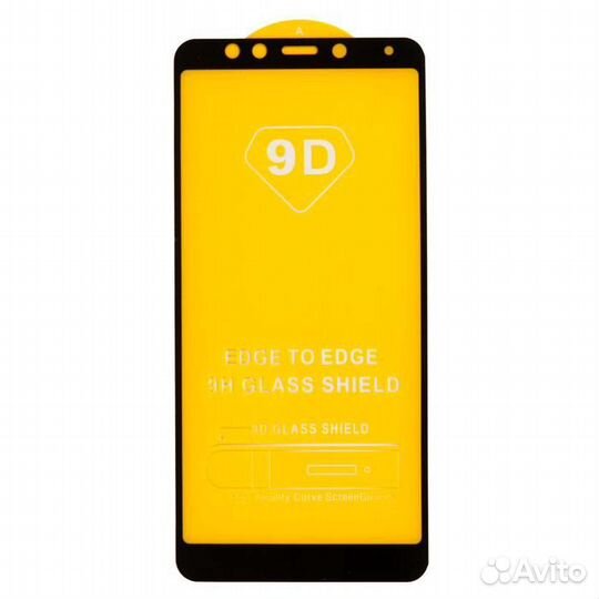 Защитное стекло 9D для Xiaomi Redmi 5 черное (blac