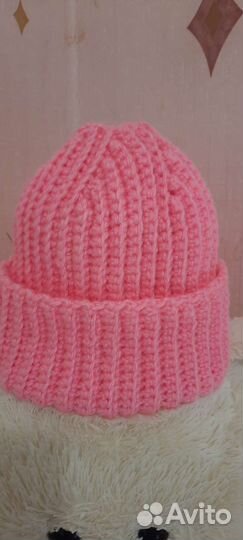 Шапка бини женская ручная работа