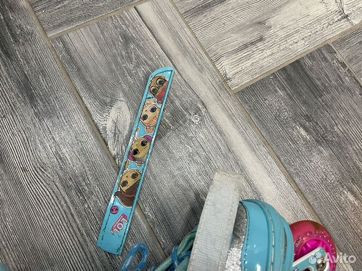 Ролики детские для девочки 34 35 36 раздвижные