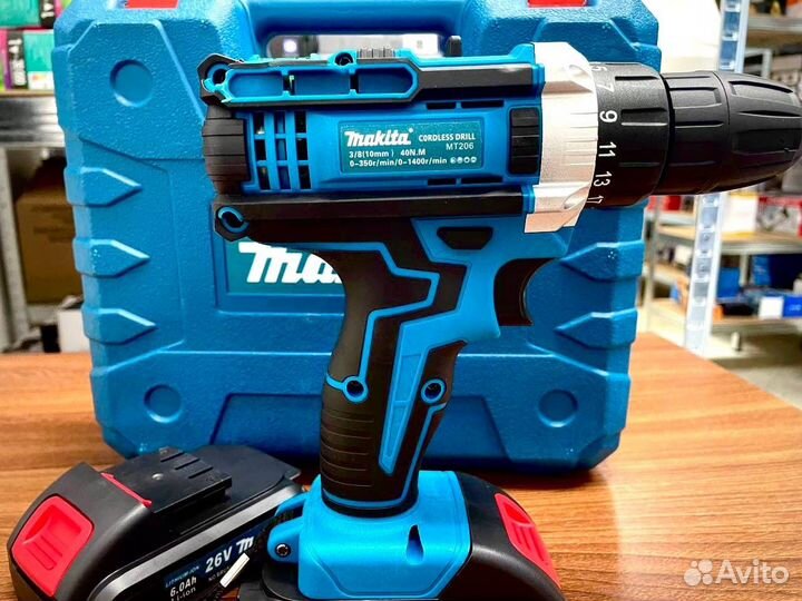 Шуруповерт аккумуляторный makita 26v