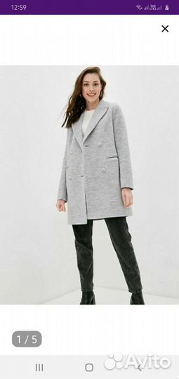 Новое пальто женское демисезонное 46 48