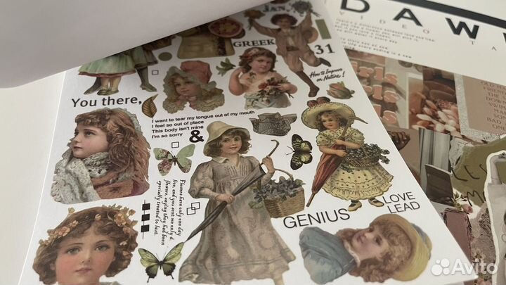 Наклейки в книгах 2-шт