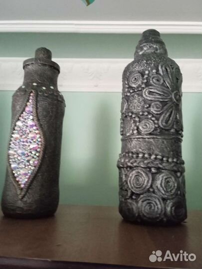 Бутылки сувенирные ручной работы