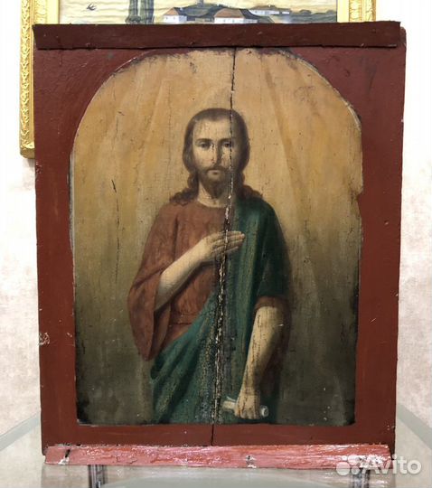 Икона Знамение.Спаситель 19 век