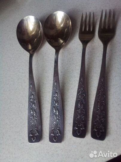 Ложки вилки СССР мельхиоровые