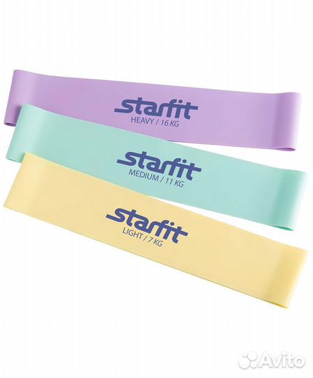 Комплект мини-эспандеров ES-203, пастельный Starfi