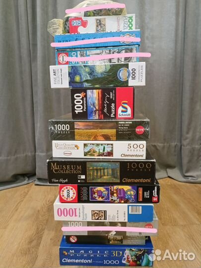 Пазлы разные