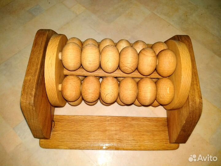 Деревянный массажер для ног стоп СССР