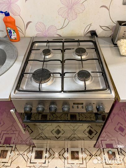 Плита газовая Комбинированная плита electrolux