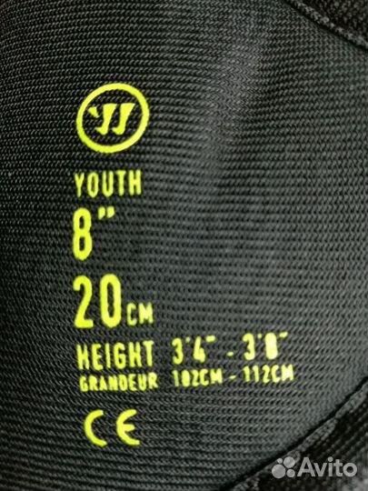 Щитки хоккейные Warrior Alpha DX YTH 8