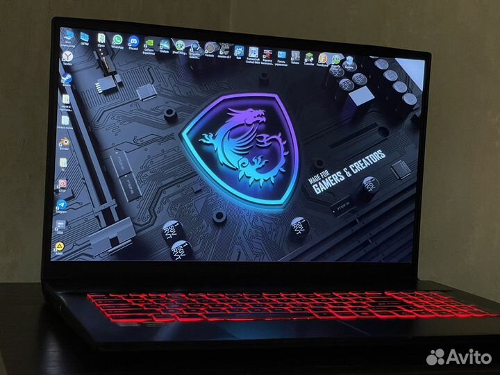 Игровой ноутбук msi 17.3 ips 144гц