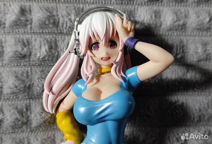 Аниме фигурка Sonico 80’s Blue Color Супер Сонико