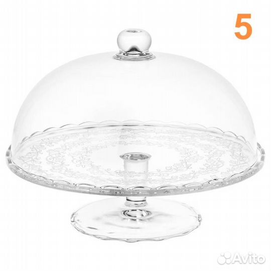 Банки стеклянные икея IKEA, тортовницы