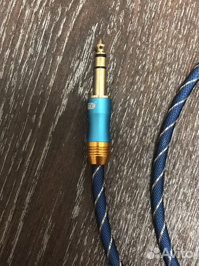 TRS балансный стерео кабель jack 6,3 (1 метр)