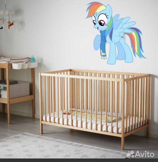 Кроватка с матрасом IKEA