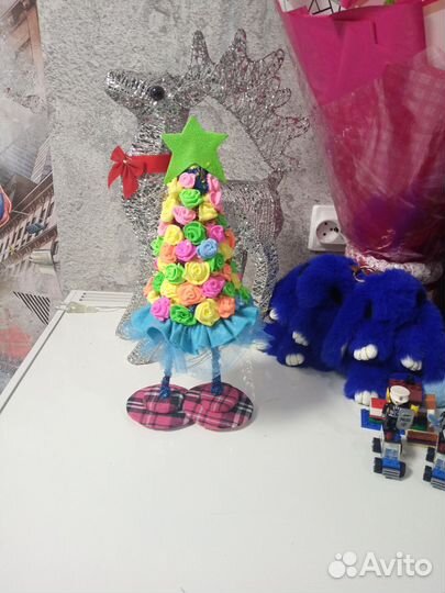 Ёлка из воздушного пластилина