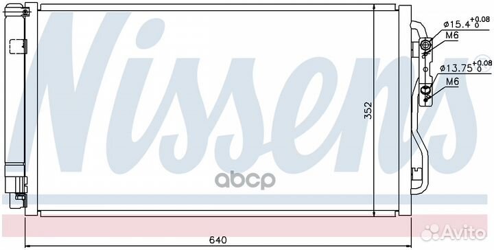 Радиатор кондиционера BMW 1-serie F20 11- 9402