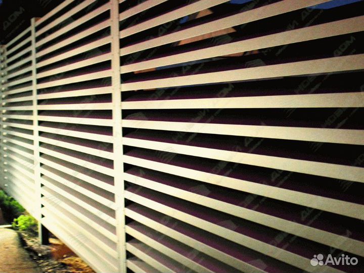 Забор-жалюзи