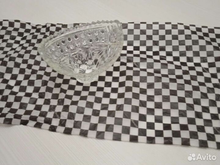 Три хрустальных салатника СССР