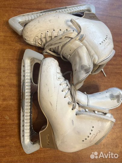 Коньки Flamenco Ice 255,лезвия JW CD9,50