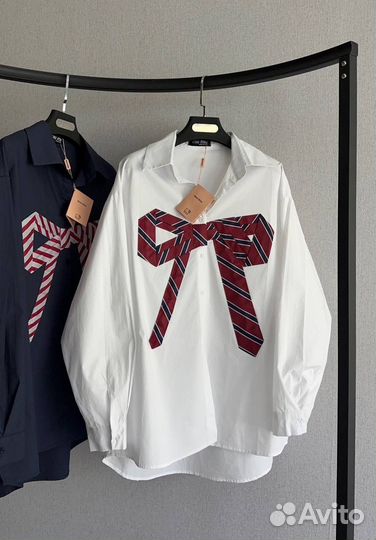 Рубашка miu miu новая коллекция premium